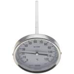Wika TWT 120100200 ES Bimetallthermometer, waagerecht D100/0 bis +120°C/200mm