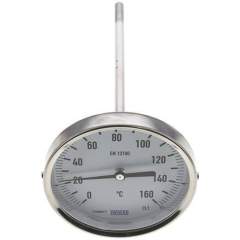 Wika TWT 160100200 ES Bimetallthermometer, waagerecht D100/0 bis +160°C/200mm
