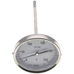 Wika TWT 250100200 ES Bimetallthermometer, waagerecht D100/0 bis +250°C/200mm