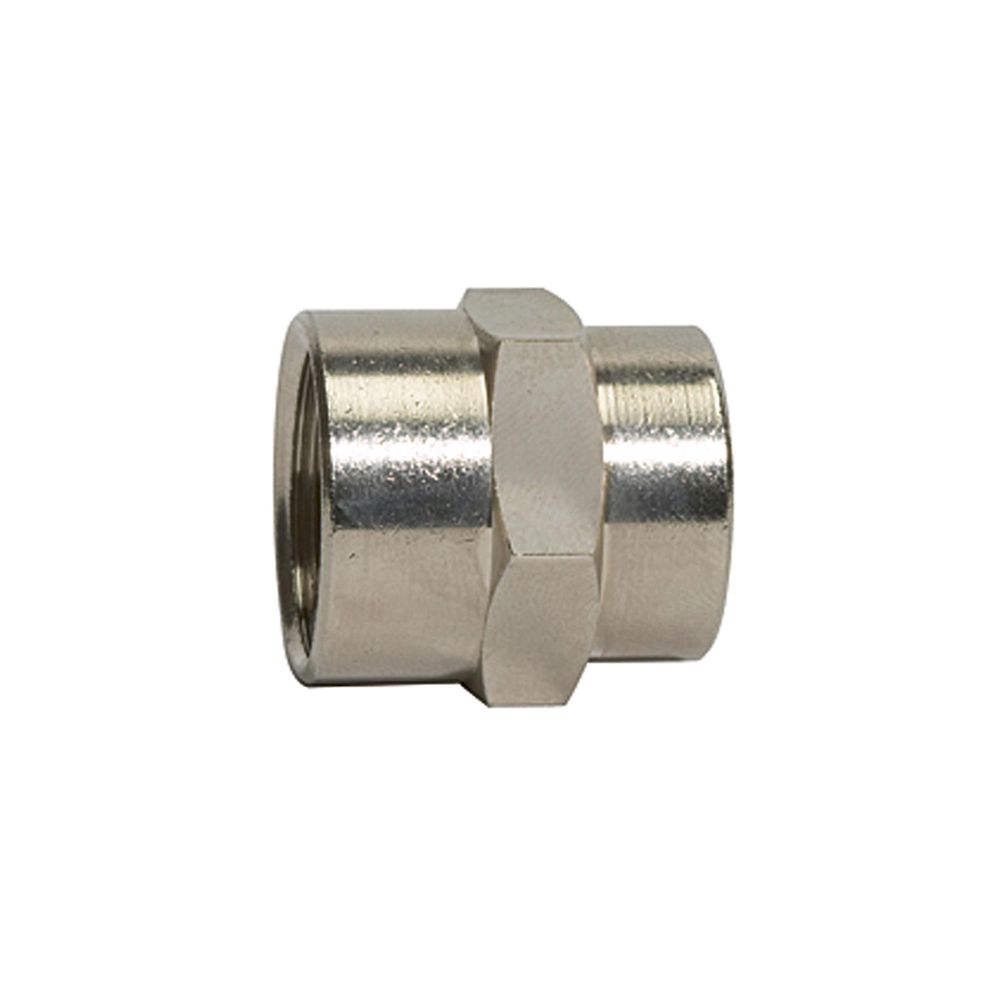 Riegler 115664.Bushing »value line«, G 3/8, AF 22, nickel-plated brass