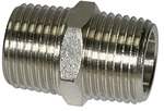 Riegler 100839.Double threaded nipple R 1/2 exterior, R 1/2 exterior, AF 27