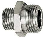 Riegler 115667.Double threaded nipple »value line«, M5, M5, AF 8