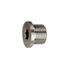 Riegler 111647.Locking screw, Hexagonal socket, Flange, G 3/8, Stainless steel