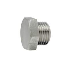 Riegler 111661.Locking screw, Exterior hexagonal, G 1/8, AF 13, Stainless steel