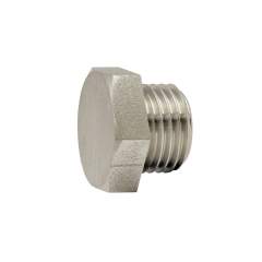 Riegler 115681.Locking screw »value line«, G 3/4, AF 30, nickel-plated brass