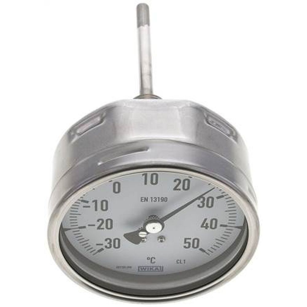 Wika TW 35100100 ES Bimetallthermometer, waagerecht D100/-30 bis +50°C/100mm