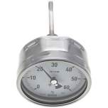 Wika TW 60100100 ES Bimetallthermometer, waagerecht D100/0 bis +60°C/100mm