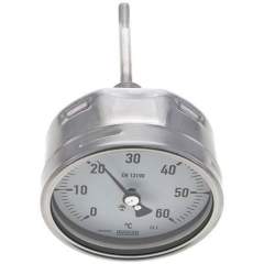 Wika TW 60100100 ES Bimetallthermometer, waagerecht D100/0 bis +60°C/100mm