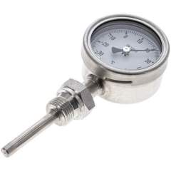 Wika TS 356363 ES Bimetallthermometer, senkrecht D63/-30 bis +50°C/63mm