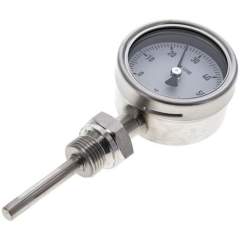 Wika TS 606363 ES Bimetallthermometer, senkrecht D63/0 bis +60°C/63mm