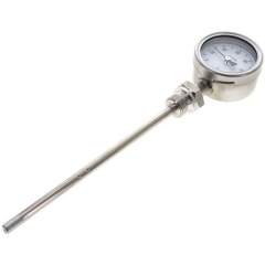 Wika TS 12063200 ES Bimetallthermometer, senkrecht D63/0 bis +120°C/200mm