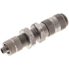 Parker KDKS 4 NW2,7 ES4A. Schott-Kupplungsdose (NW2,7) 6x4mm Schlauch, 1.4404