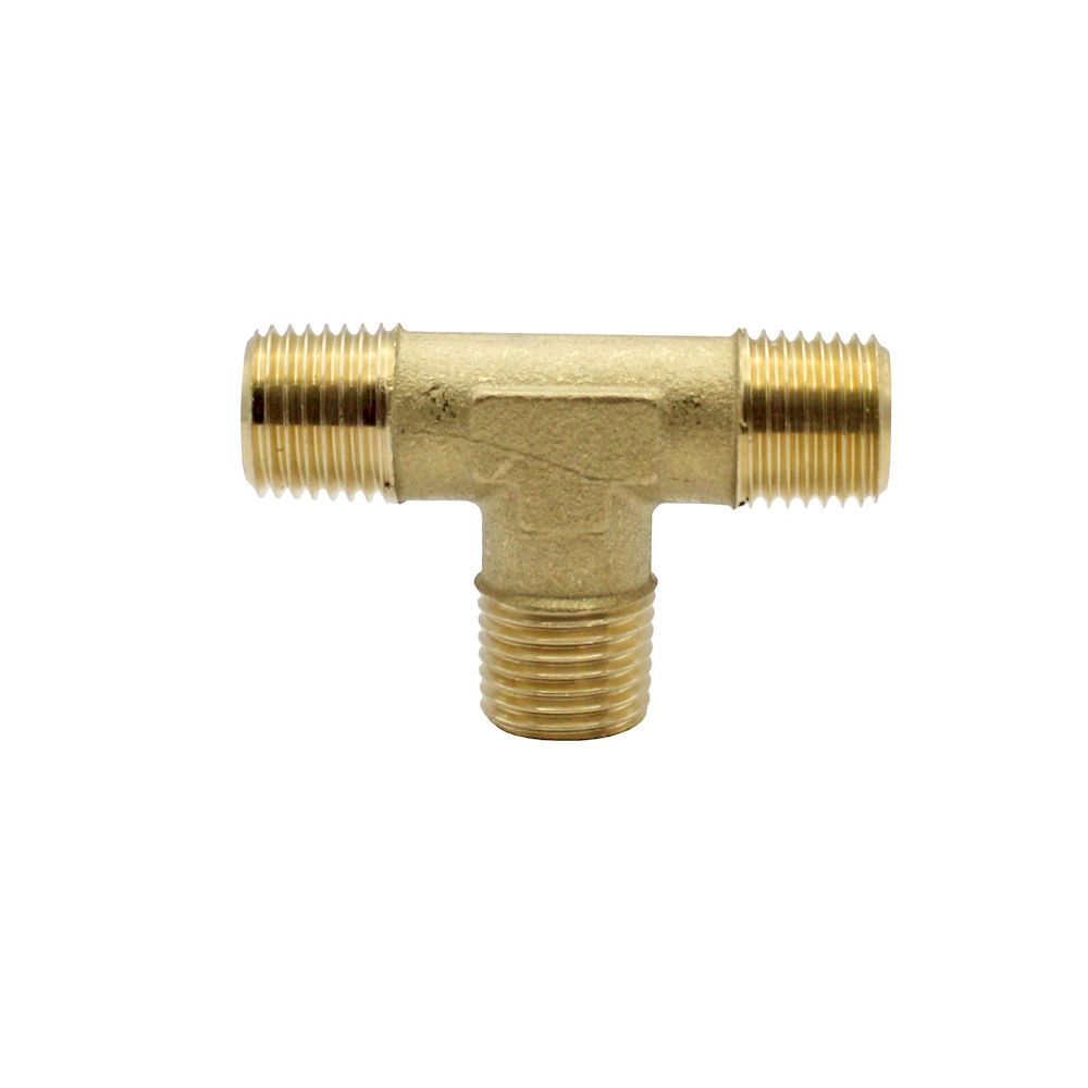 Riegler 112719.T-piece, exterior/exterior/exterior, R 1, AF 30, Bright brass