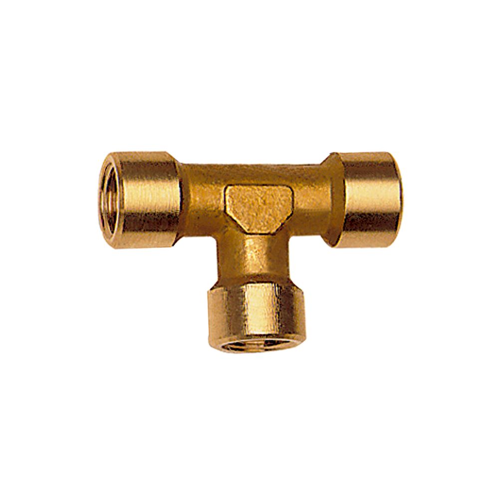 Riegler 112725.T-piece, Interior/interior/interior, G 1, AF 30, Bright brass