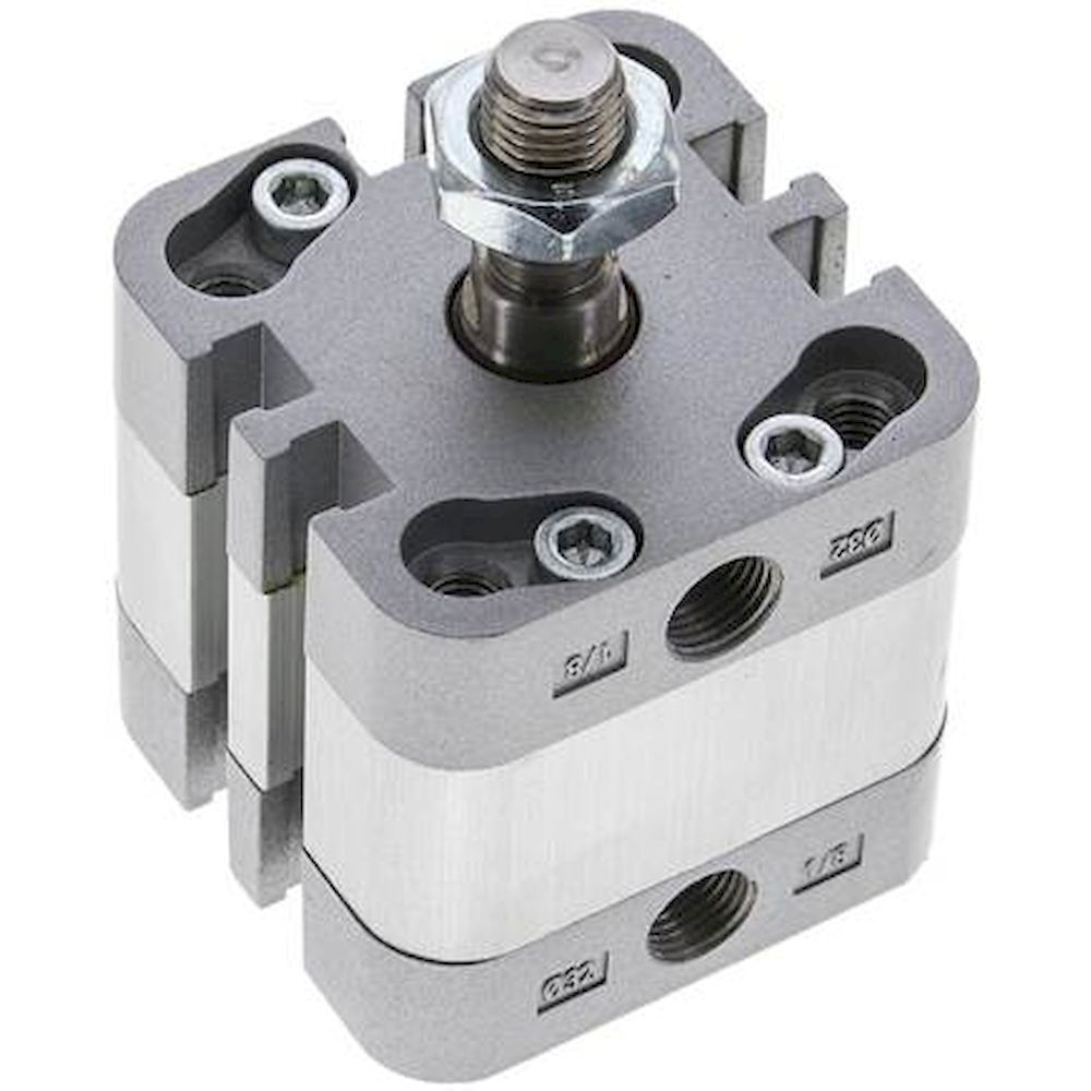 Airtec NAE 32/5-AG. ISO 21287-Zylinder, einfachw., Kolben 32mm, Hub 5mm