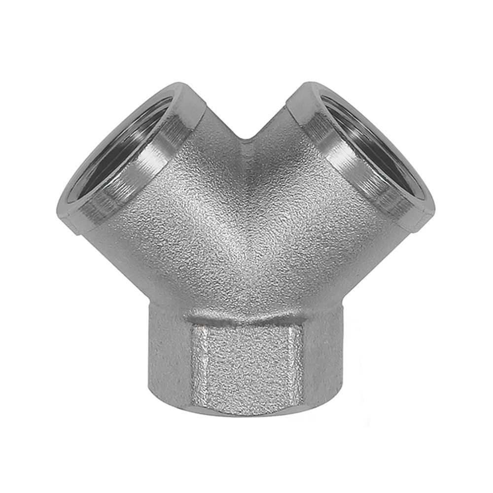 Riegler 112602. Verteiler, 2fach, G 3/8 IG, Abgänge 2 x G 3/8 IG, Messing vern.