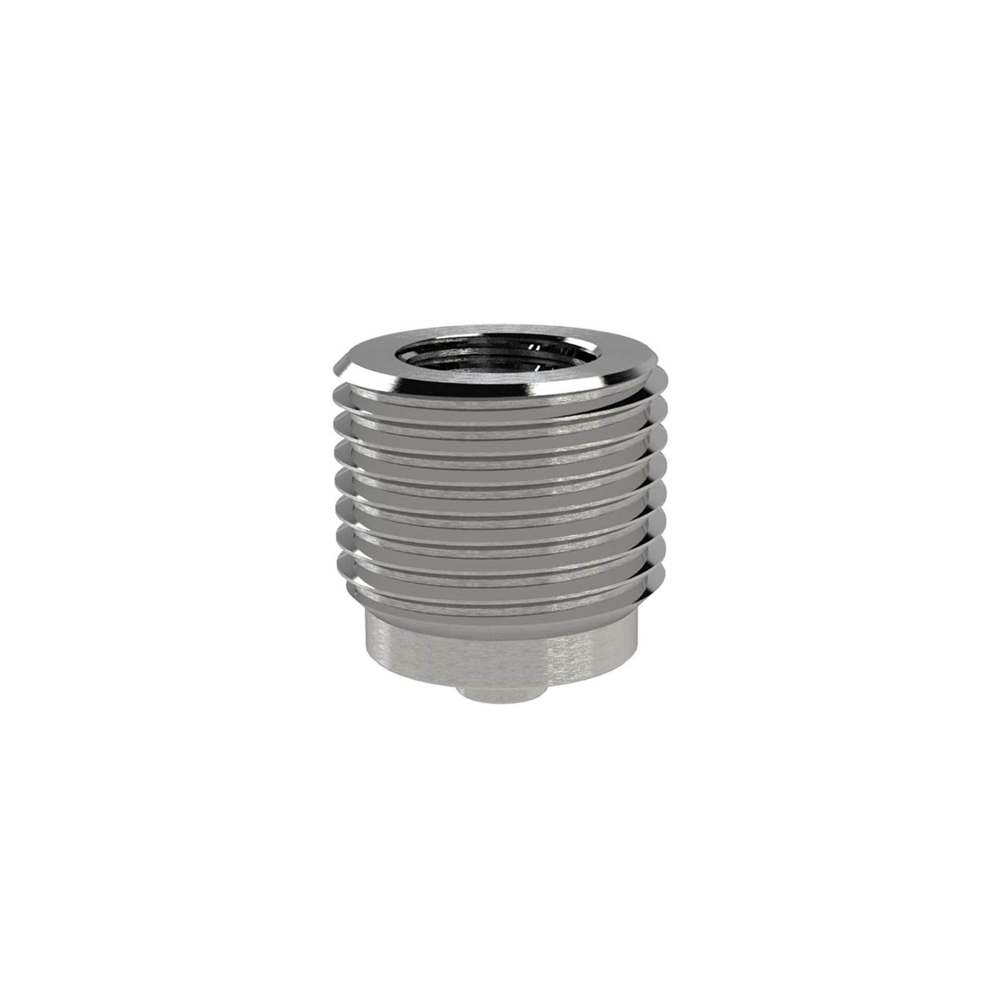 Pr.gauge conn.nipple, self-sealing, stainl.steel,G1/2 ET,G1/4 IT - Riegler 117286