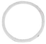 Riegler 114097.Sealing ring made of aluminium, for thread G 1/4, PU 100 pcs.