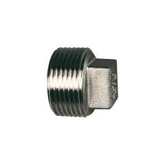 Riegler 111846.Stopper, Square, G 1/4, AF 9, Stainless steel 1.4408