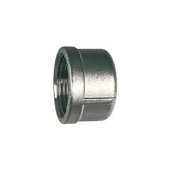 Riegler 111870.Closing cap, round, G 1 1/2, Diameter 55, Stainless steel 1.4408