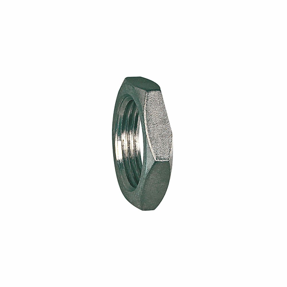 Riegler 111926.Hexagonal counter nut, G 1 1/2, AF 60, Stainless steel 1.4408