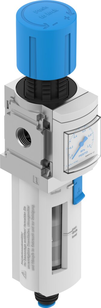 Filter regulator MS4-LFR-1/4-D6-E-R-V-MPA - Festo 8232849