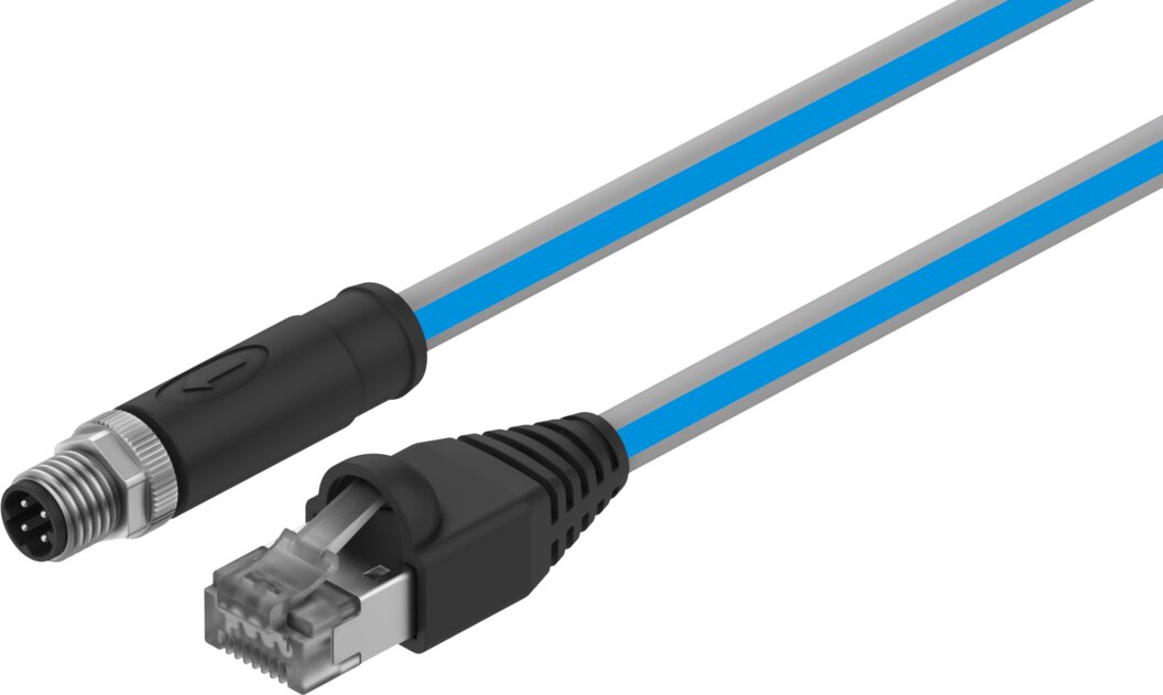 Connecting cable NEBC-D8G4-ES-1-N-S-R3G4-ET - Festo 8188944