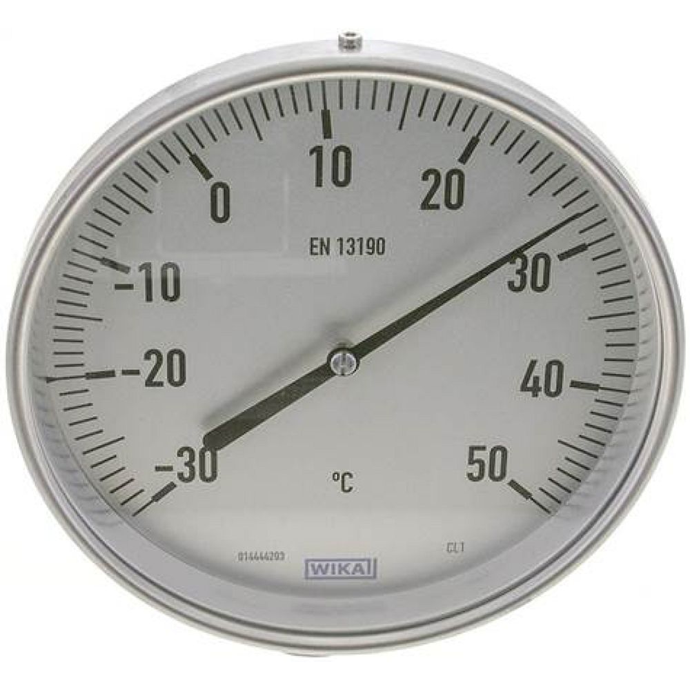 Wika TW 35160160 Bimetallthermometer, waagerecht D160/-30 bis +50°C/160mm