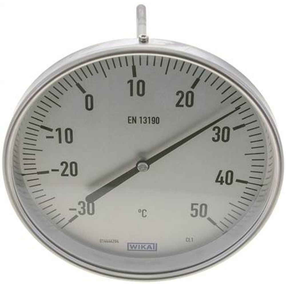 Wika TW 35160200 Bimetallthermometer, waagerecht D160/-30 bis +50°C/200mm