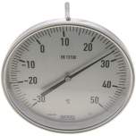 Wika TW 35160200 Bimetallthermometer, waagerecht D160/-30 bis +50°C/200mm