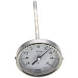 Wika TW 3580160 Bimetallthermometer, waagerecht D80/-30 bis +50°C/160mm