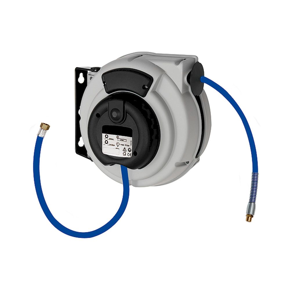 Riegler 113978. Schlauchaufroller, PU-Schlauch ø 12x8, G 1/4, Schlauchlänge 9 m