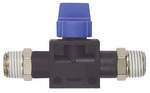 Riegler 135955.3/2-way valve »Blue Series«, R 1/2 o., R 3/8 o., thread coating