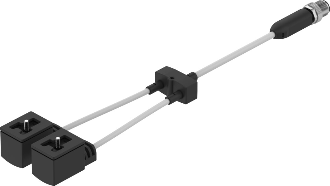 Verteiler NEDY-L2R1-V1-M8W3-U-0.3L-M12G4-0.3R - Festo 610408