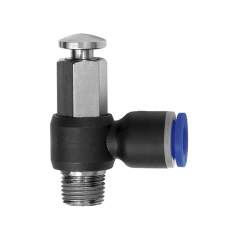 Riegler 135987.Quick-exhaust valves, manually operated »Blue Series«, R 1/8 o.