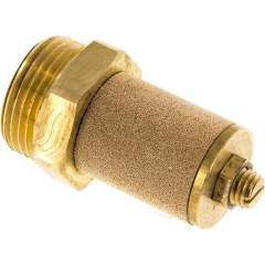 DS 10. Drosselschalldämpfer G 1", Messing