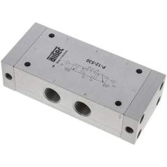 Airtec P 12 530-X. 5/3-Wege Pneumatikventil, G 1/2", Mittelstellung geschlossen, ATEX-Zulassung