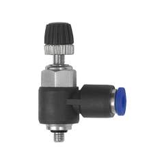 Riegler 135552.Throttle check valve »Blue Series« mini Supply air throttle M5 o.