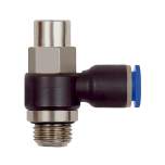 Riegler 110029.Throttle check valve »Blue Series«, Discharge throttle, M5 o.