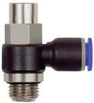 Riegler 110037.Throttle check valve »Blue Series«, Discharge throttle, G 3/8 o.