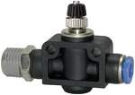 Riegler 135832.Throttle check valve »Blue Series«, Straight, R 3/8 o.