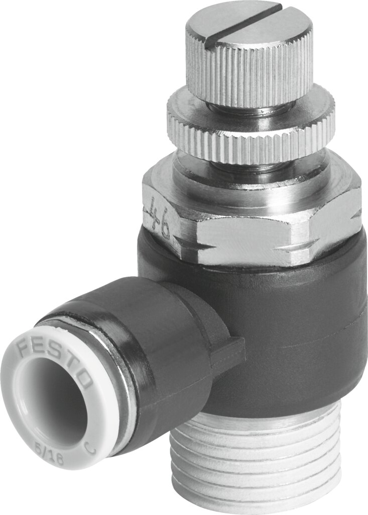 Drossel-Rückschlagventil GRLA-10-32-UNF-QB-1/4-U - Festo 564842