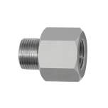 Riegler 133177.Thread adapter, Aluminium, ET 1/2 - 27 UNS, IT G 1/4, AF 17