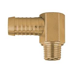 Riegler 108004.Angled threaded connector 90°, R 1/4 ET, Hose connection 13 mm