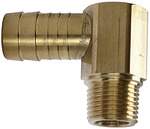 Riegler 108008.Angled threaded connector 90°, M14x1.5 ET tapered, Hose 13 mm