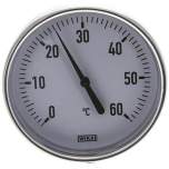 Wika TW 6010060 AL Bimetallthermometer, waagerecht D100/0 bis +60°C/60mm