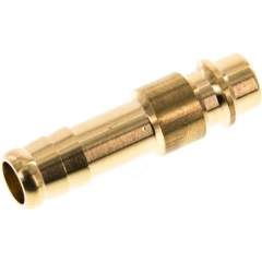 Kupplungsstecker (NW7,2) 10mm Schlauch, Messing