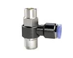 Riegler 136005.Throttle check valve »Blue Series«, Discharge throttle, R 1/8 o.