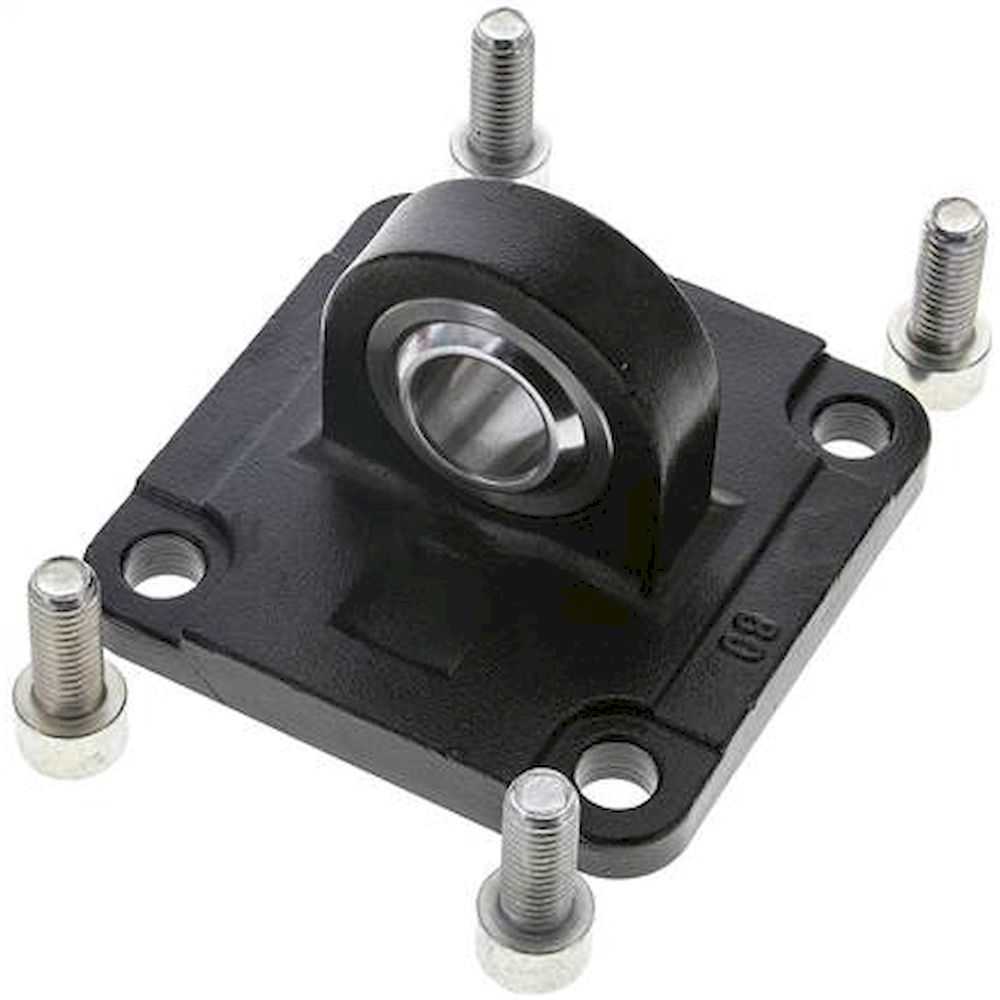 Airtec TE 80. ISO15552 loop strap swivel fastening (spher) 80mm Burnished steel