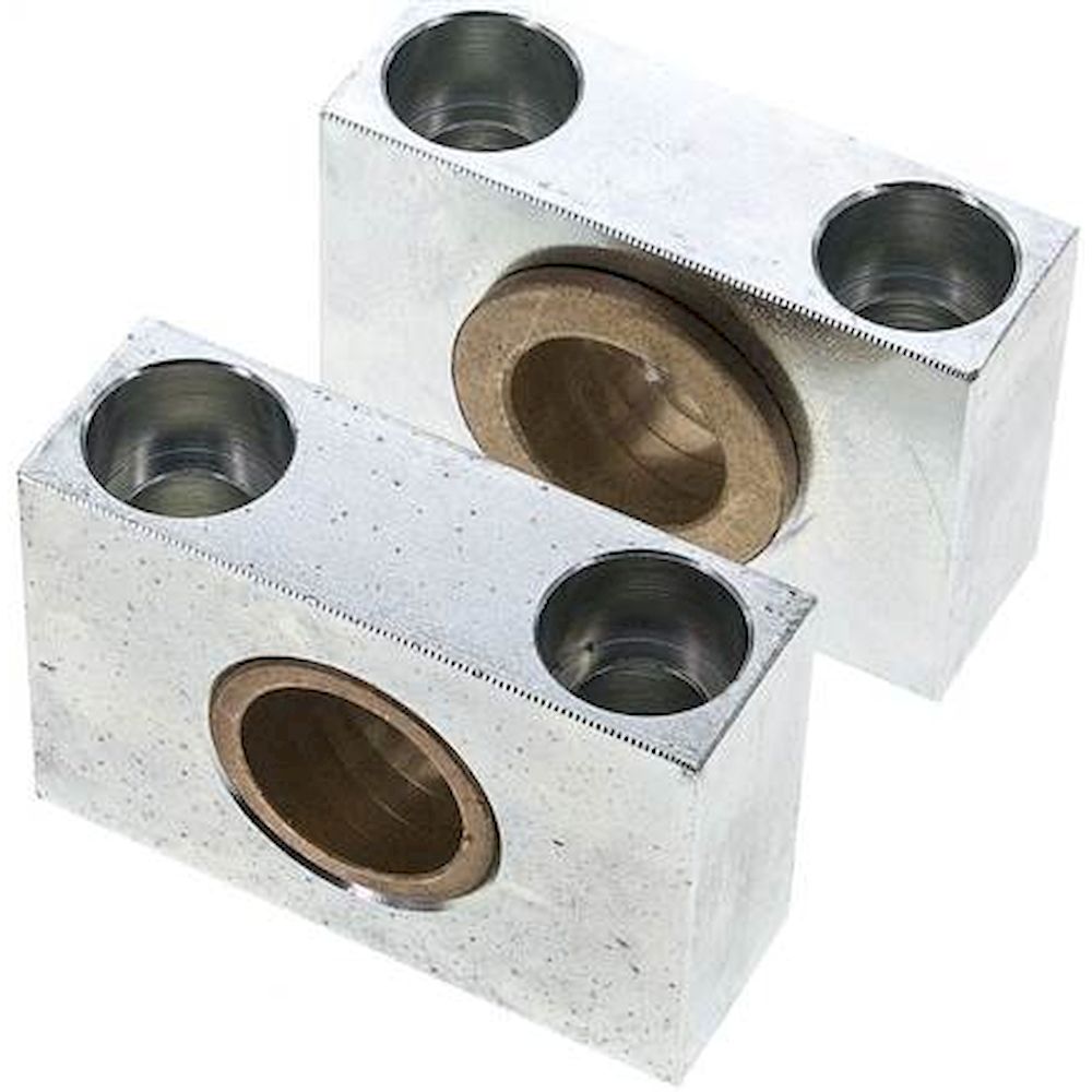 Airtec TL 100. 2 Stk. Lagerböcke für Mittenschwenkbefest. 100 & 125 mm